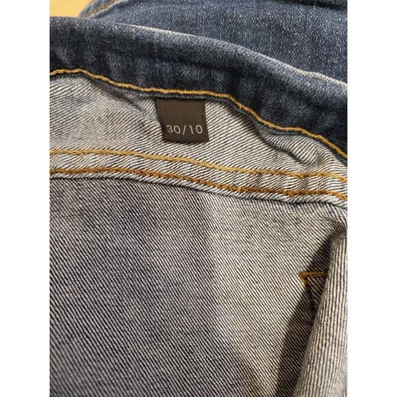 Calvin Klein Womens Jeans 30x31 Size 10 Tall Bootcut Dark Wash Stretch - Picture 8 of 10